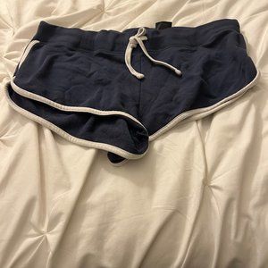 SUPER COMFY drawstring navy pj shorts, size medium, brand divided